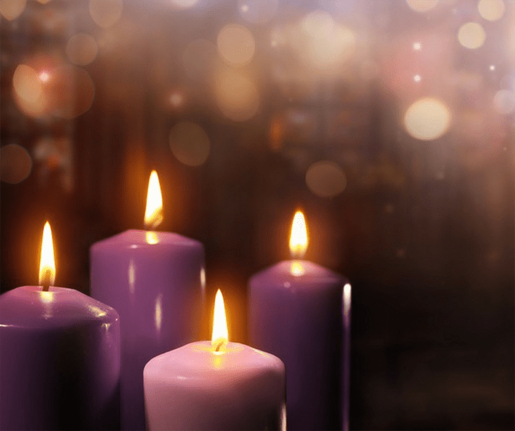 Advent Candles Purple | Redeemer Presbyterian Church Austin Texas