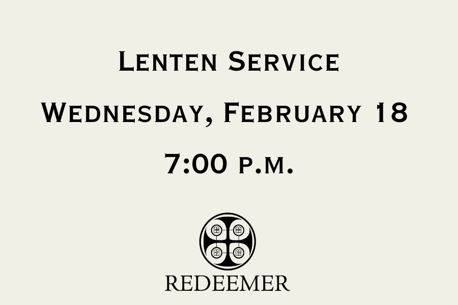 Lenten Service